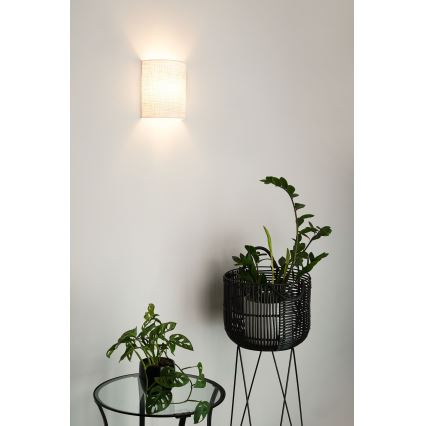 Brilagi - Iluminação de parede SEMI 1xE27/15W/230V cinzento claro