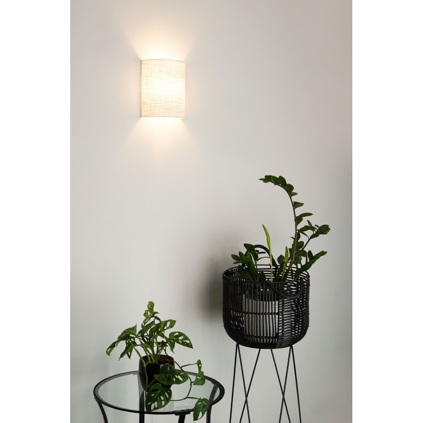 Brilagi - Iluminação de parede SEMI 1xE27/15W/230V cinzento claro