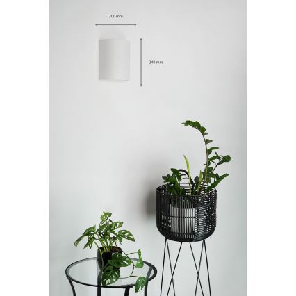 Brilagi - Iluminação de parede SEMI 1xE27/15W/230V cinzento claro