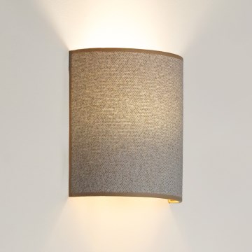 Brilagi - Iluminação de parede SEMI 1xE27/15W/230V cinzento claro