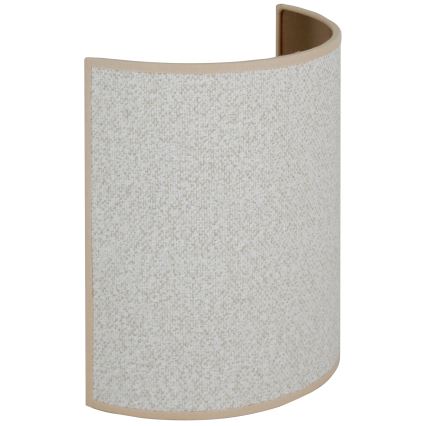 Brilagi - Iluminação de parede SEMI 1xE27/15W/230V cinzento claro