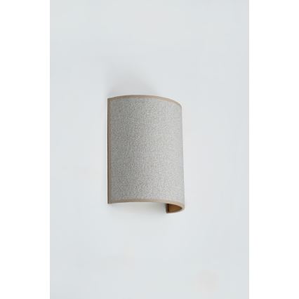 Brilagi - Iluminação de parede SEMI 1xE27/15W/230V cinzento claro