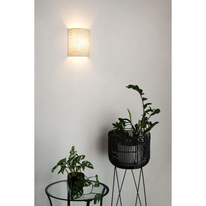 Brilagi - Iluminação de parede SEMI 1xE27/15W/230V cinzento escuro