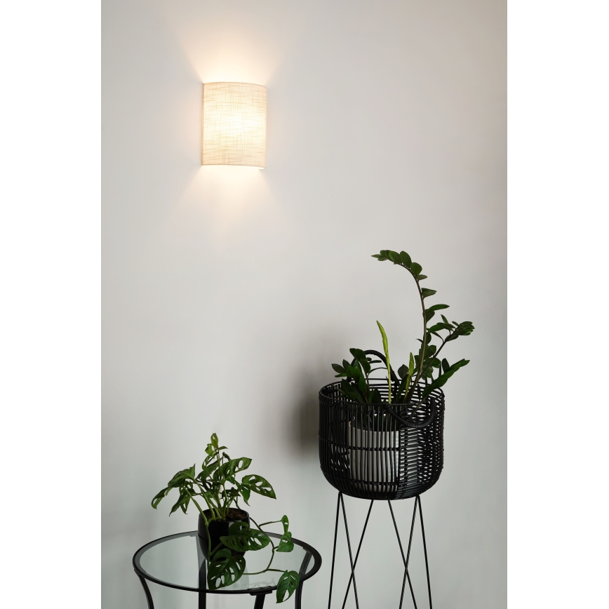 Brilagi - Iluminação de parede SEMI 1xE27/15W/230V cinzento