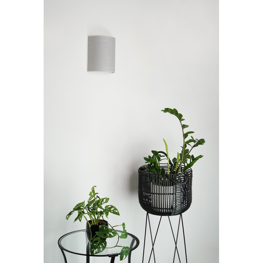 Brilagi - Iluminação de parede SEMI 1xE27/15W/230V cinzento
