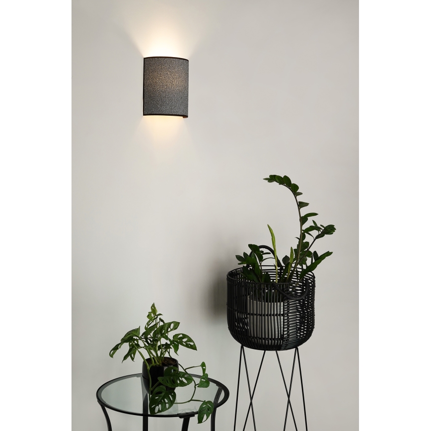 Brilagi - Iluminação de parede SEMI 1xE27/15W/230V cinzento