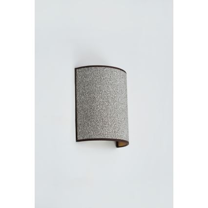 Brilagi - Iluminação de parede SEMI 1xE27/15W/230V cinzento