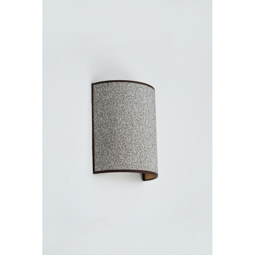 Brilagi - Iluminação de parede SEMI 1xE27/15W/230V cinzento