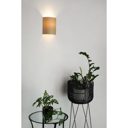 Brilagi - Iluminação de parede SEMI 1xE27/15W/230V diâmetro 20 cm bege