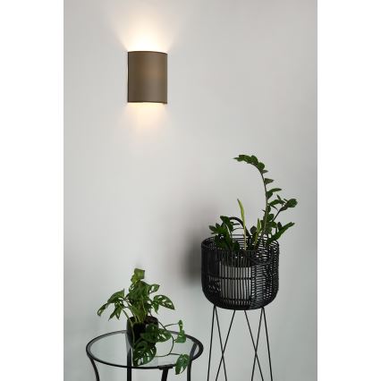 Brilagi - Iluminação de parede SEMI 1xE27/15W/230V diâmetro 20 cm castanho