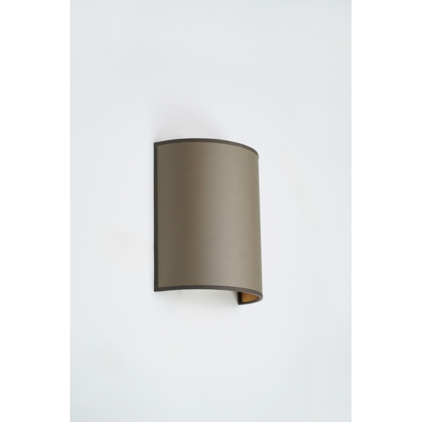 Brilagi - Iluminação de parede SEMI 1xE27/15W/230V diâmetro 20 cm castanho
