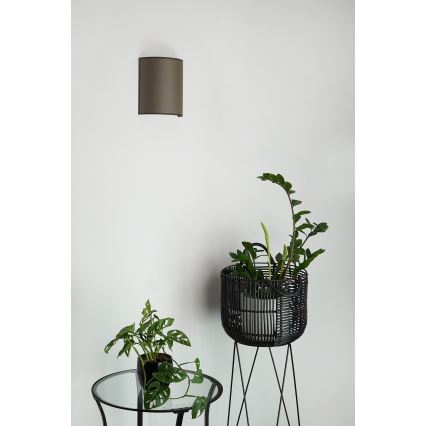 Brilagi - Iluminação de parede SEMI 1xE27/15W/230V diâmetro 20 cm castanho