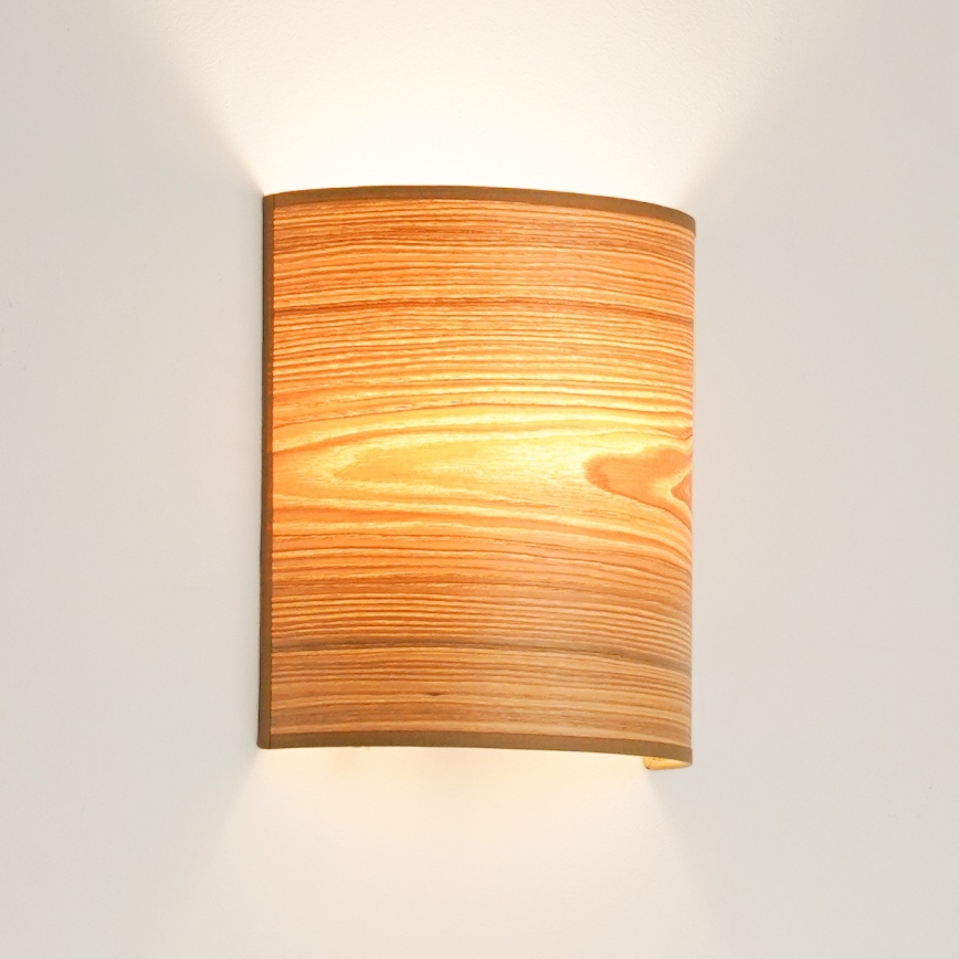 Brilagi - Iluminação de parede SEMI 1xE27/15W/230V diâmetro 20 cm castanho