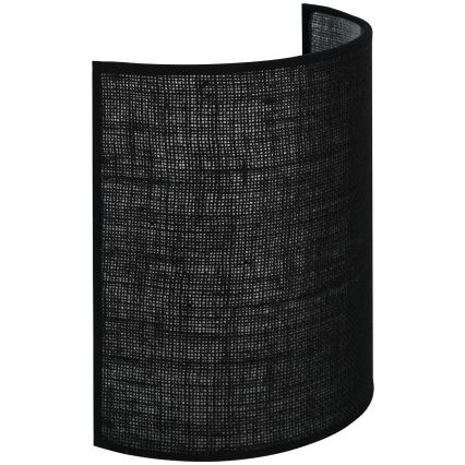 Brilagi - Iluminação de parede SEMI 1xE27/15W/230V preto