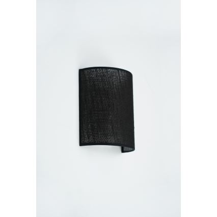 Brilagi - Iluminação de parede SEMI 1xE27/15W/230V preto