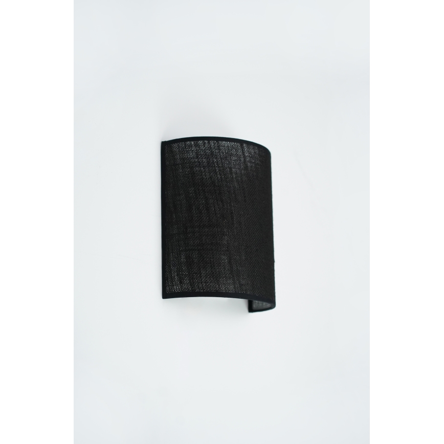 Brilagi - Iluminação de parede SEMI 1xE27/15W/230V preto