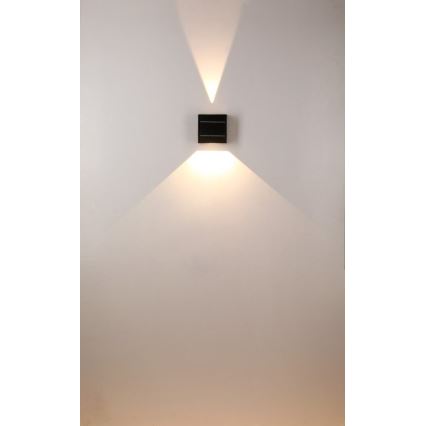 Brilagi - Iluminação de parede solar LED BLOCK LED/2W/3,7V IP44