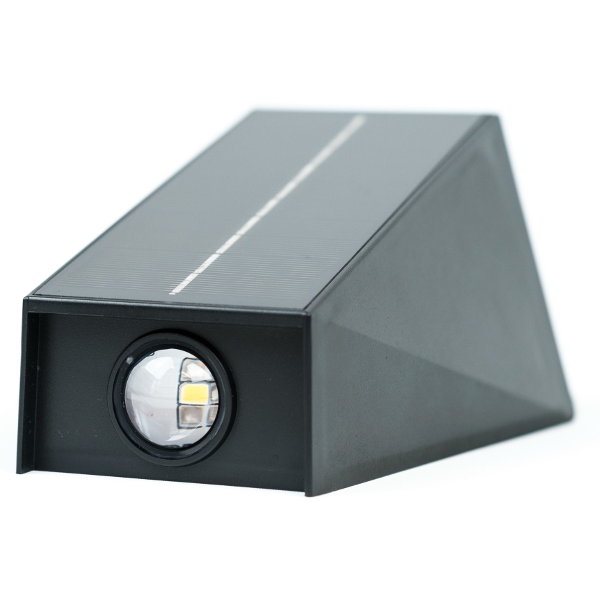 Brilagi - Iluminação de parede solar LED PYRAMID LED/2W/3,2V 1300 mAh IP54
