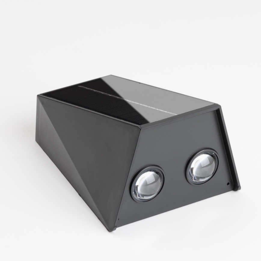 Brilagi - Iluminação de parede solar LED PYRAMID LED/2W/3,2V 1300 mAh IP54