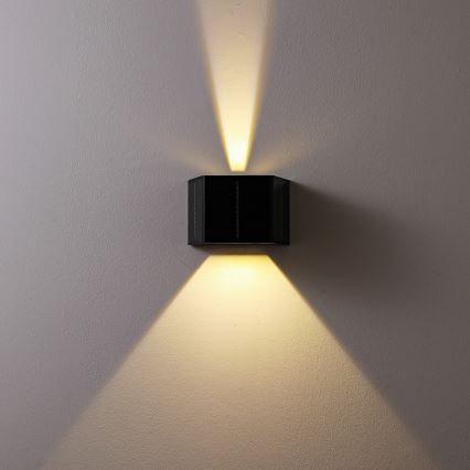 Brilagi - Iluminação de parede solar LED SOLAR CUBE LED/2W/3,2V 1300 mAh IP54