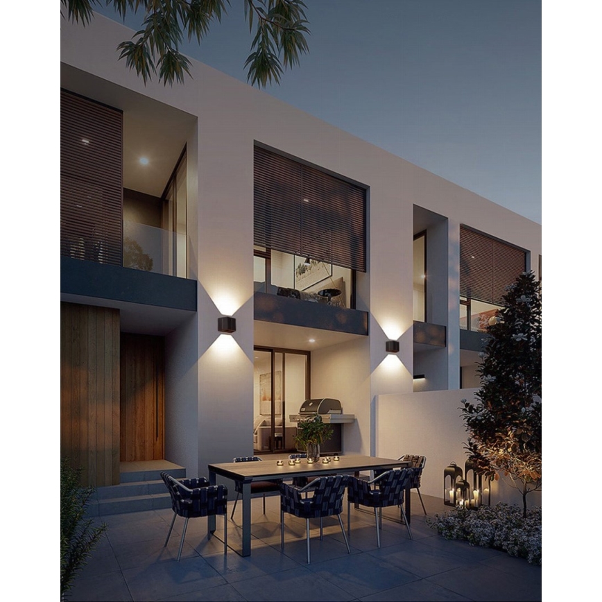 Brilagi - Iluminação de parede solar LED SOLAR CUBE LED/2W/3,2V 1300 mAh IP54