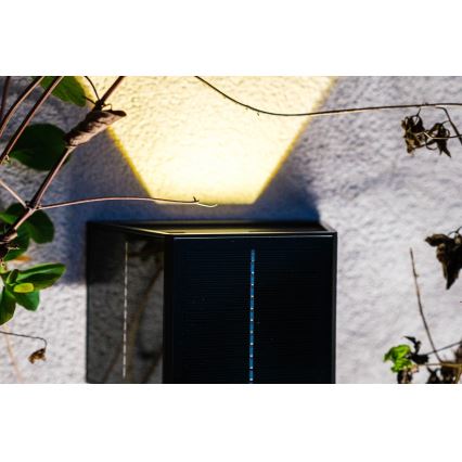 Brilagi - Iluminação de parede solar LED SOLAR CUBE LED/2W/3,2V 1300 mAh IP54