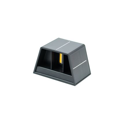 Brilagi - Iluminação de parede solar LED SOLAR CUBE LED/2W/3,2V 1300 mAh IP54