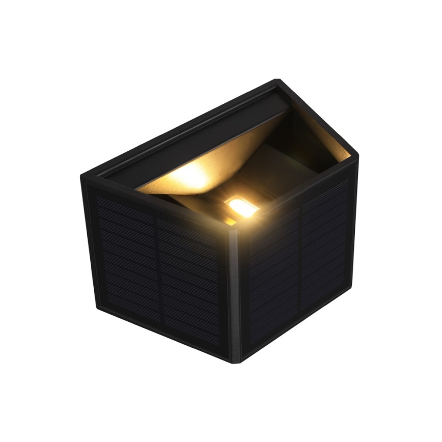 Brilagi - Iluminação de parede solar LED SOLAR CUBE LED/2W/3,2V 1300 mAh IP54