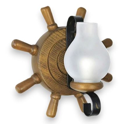 Brilagi - Iluminação de parede TIMONA 1xE14/40W/230V faia/nogueira