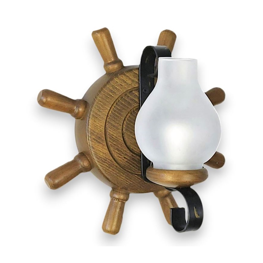 Brilagi - Iluminação de parede TIMONA 1xE14/40W/230V faia/nogueira
