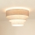 Brilagi - Iluminação de teto ALASKA LUNETA 1xE27/15W/230V diâmetro 45 cm cinzento/creme