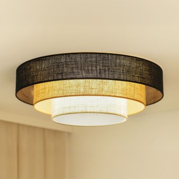 Brilagi - Iluminação de teto ASPEN LUNETA LED/12W/230V diâmetro 60 cm 3000K/4000K/6400K preto/bege/creme
