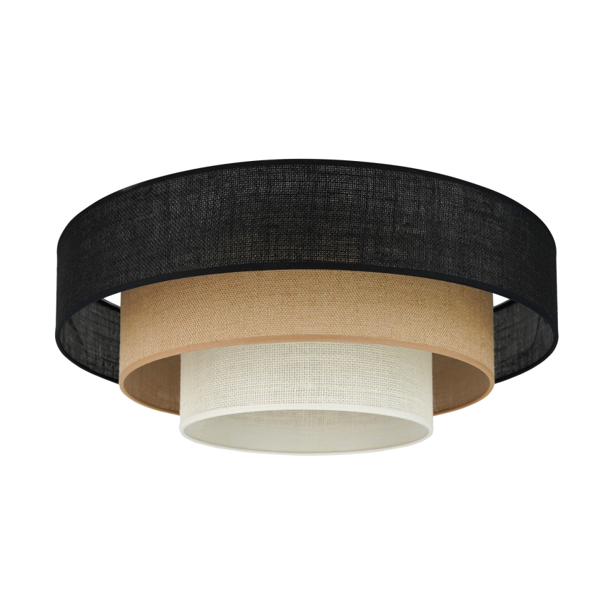 Brilagi - Iluminação de teto ASPEN LUNETA LED/12W/230V diâmetro 60 cm 3000K/4000K/6400K preto/bege/creme