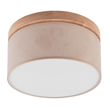 Brilagi - Iluminação de teto BELLADONNA 1xE27/15W/230V bege/carvalho