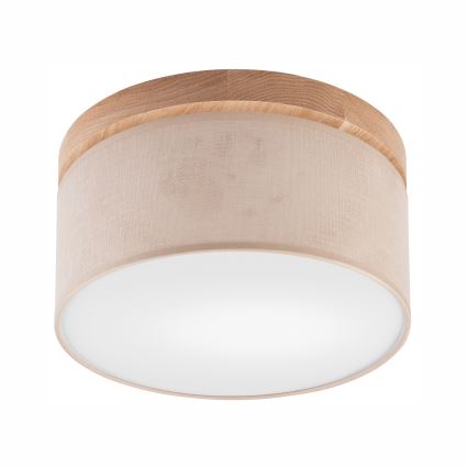 Brilagi - Iluminação de teto BELLADONNA 1xE27/15W/230V bege/carvalho