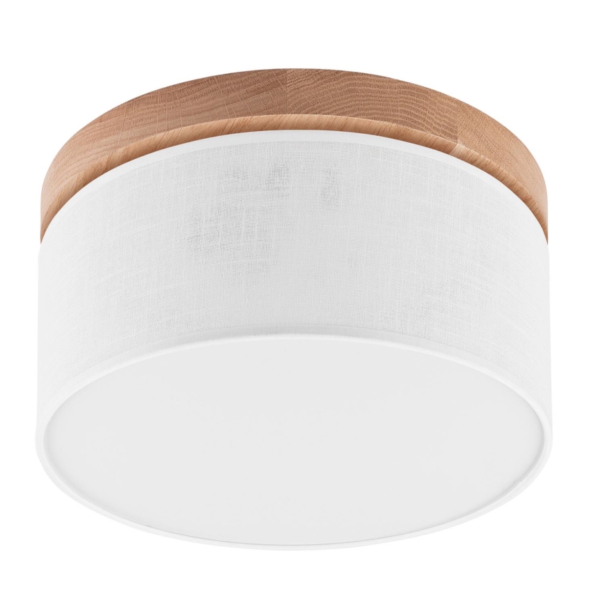 Brilagi - Iluminação de teto BELLADONNA 1xE27/15W/230V diâmetro 30 cm branco/carvalho