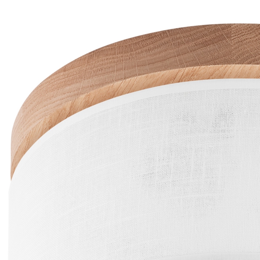 Brilagi - Iluminação de teto BELLADONNA 1xE27/15W/230V diâmetro 30 cm branco/carvalho