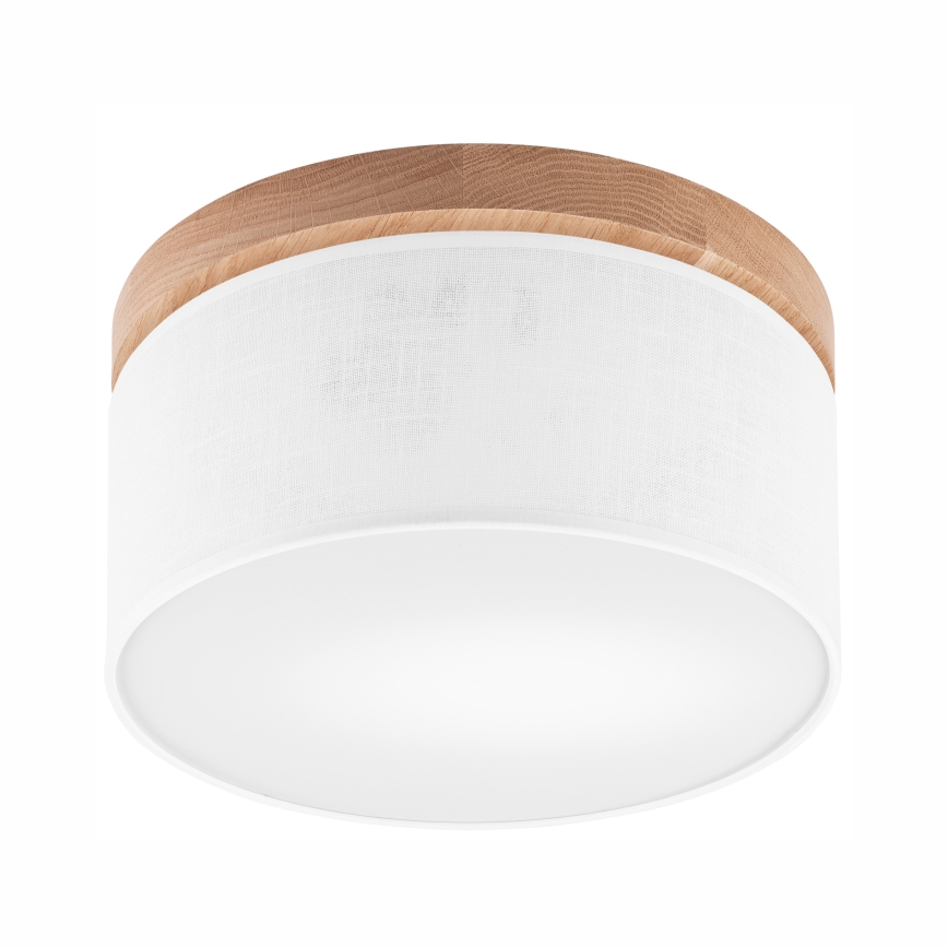 Brilagi - Iluminação de teto BELLADONNA 1xE27/15W/230V diâmetro 30 cm branco/carvalho