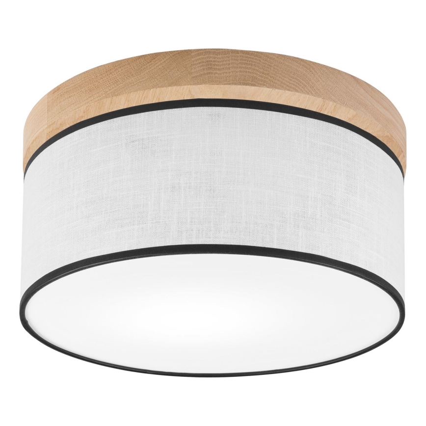 Brilagi - Iluminação de teto BELLADONNA 1xE27/15W/230V diâmetro 30 cm branco/carvalho