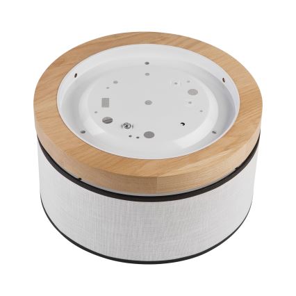 Brilagi - Iluminação de teto BELLADONNA 1xE27/15W/230V diâmetro 30 cm branco/carvalho