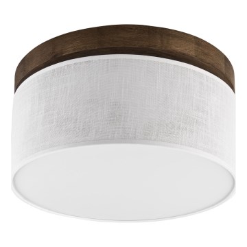 Brilagi - Iluminação de teto BELLADONNA 1xE27/15W/230V diâmetro 30 cm branco/carvalho