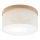 Brilagi - Iluminação de teto BELLADONNA 1xE27/15W/230V diâmetro 30 cm creme/carvalho