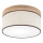 Brilagi - Iluminação de teto BELLADONNA 1xE27/15W/230V diâmetro 30 cm creme/carvalho