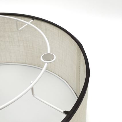 Brilagi - Iluminação de teto BELLADONNA 1xE27/15W/230V diâmetro 30 cm creme/carvalho