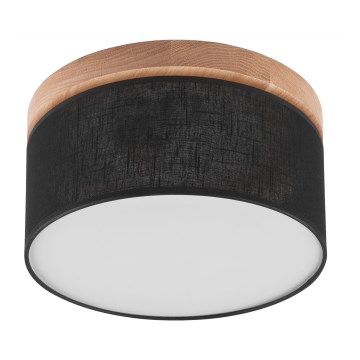Brilagi - Iluminação de teto BELLADONNA 1xE27/15W/230V preto/carvalho