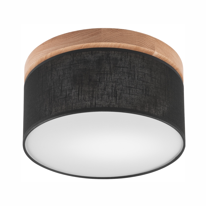 Brilagi - Iluminação de teto BELLADONNA 1xE27/15W/230V preto/carvalho