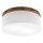 Brilagi - Iluminação de teto BELLADONNA 2xE27/15W/230V diâmetro 40 cm branco/carvalho cereja