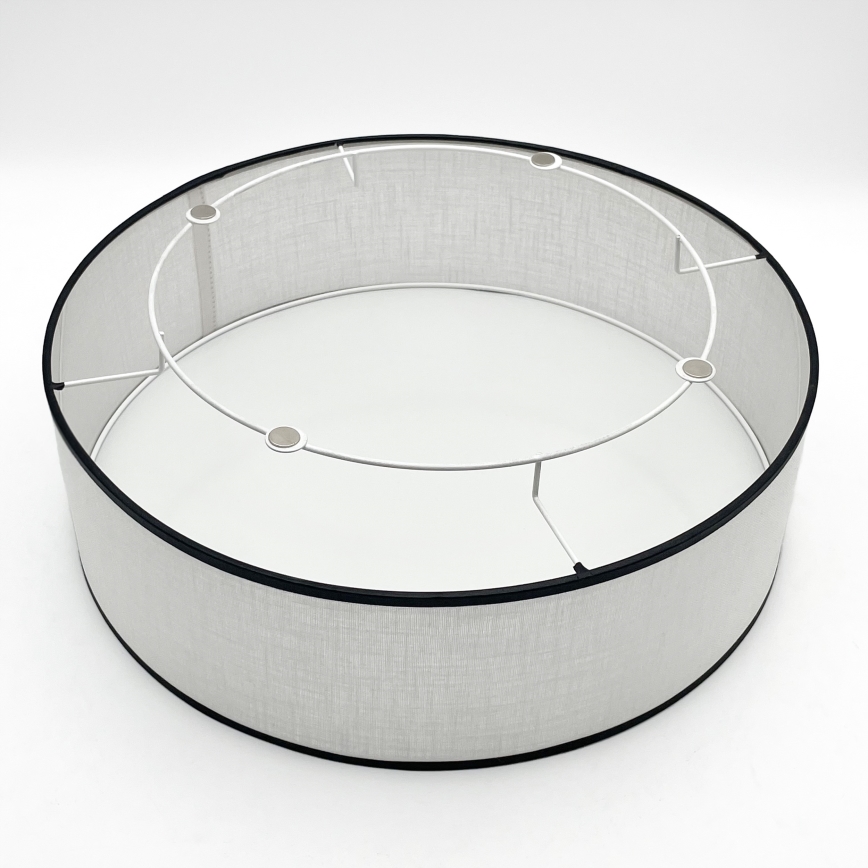 Brilagi - Iluminação de teto BELLADONNA 2xE27/15W/230V diâmetro 40 cm branco/carvalho