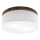 Brilagi - Iluminação de teto BELLADONNA 2xE27/15W/230V diâmetro 40 cm branco/carvalho