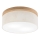 Brilagi - Iluminação de teto BELLADONNA 2xE27/15W/230V diâmetro 40 cm creme/carvalho